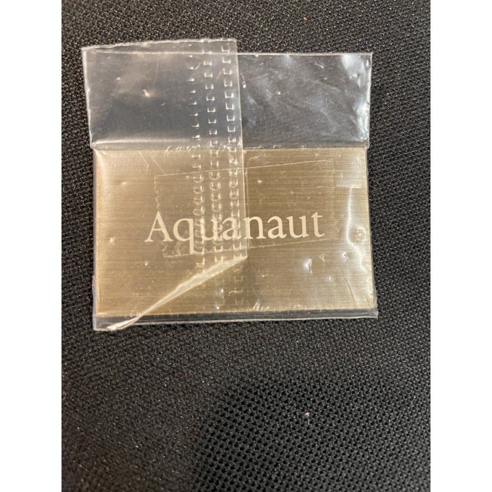Patek Philippe Watch Display Plaque Brass,‎  "Aquanaut " Sign 100% Authentic